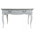 Консоль белого цвета из массива бука в стиле прованс White Provence варинант исполнения - 2 | Loft Concept в Барнауле