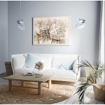 Подвесной светильник со стеклянном плафоном в форме бокала Kaleido варинант исполнения - 22 | Loft Concept в Барнауле