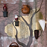 Обои ручная роспись Willow & Waves Original colourway on Edo painted Xuan paper with antiquing варинант исполнения - 1 | Loft Concept в Барнауле