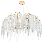 Люстра с хрустальными подвесками Bunch of Crystal Berries Gold Chandelier 12 варинант исполнения - 1 | Loft Concept в Барнауле