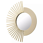 Зеркало-солнце круглое с золотистыми лучами SunMoon  варинант исполнения - 1 | Loft Concept в Барнауле