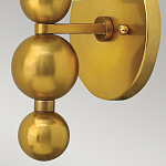 Бра с белым матовым стеклянным плафоном и тремя декоративными шарами Hinkley варинант исполнения - 8 | Loft Concept в Барнауле