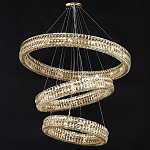 Хрустальная Люстра Элизабет из трех колец Золото  варинант исполнения - 1 | Loft Concept в Барнауле