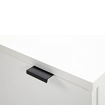 Тумба прикроватная белая с ящиками Strict Lines варинант исполнения - 4 | Loft Concept в Барнауле