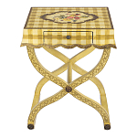 Приставной столик с ящиком в стиле ретро Vintage Rustic Tablecloth варинант исполнения - 1 | Loft Concept в Барнауле