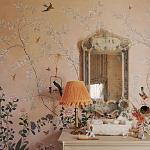 Обои ручная роспись Cecily pink варинант исполнения - 4 | Loft Concept в Барнауле