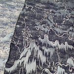 Мебельная ткань Вышивка серый цвет 130 см T2-39 варинант исполнения - 1 | Loft Concept в Барнауле