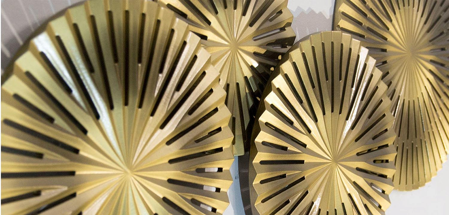 Арт-объект Apollo Brown and Gold Wall Plaque Disc gap 4 Арт-объект Apollo Brown and Gold Wall Plaque Disc gap 4 - Loft-Concept в Барнауле