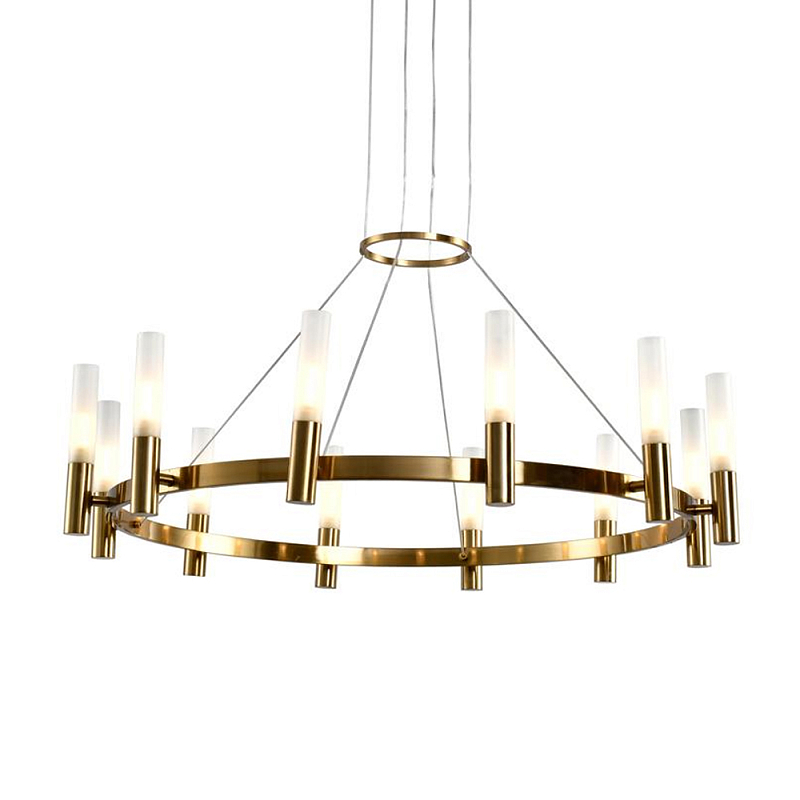 Люстра подвесная светодиодная круглая Uniformity of Lighting Бронза Белый Люстра подвесная светодиодная круглая Uniformity of Lighting Бронза Белый в Барнауле | Loft Concept