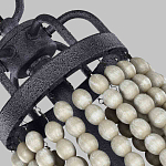 Люстра с 6-ю лампами и кремовыми деревянными бусинами Feiss варинант исполнения - 6 | Loft Concept в Барнауле