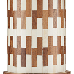 Настольная лампа с узором вдоль колоннообразного основания Brick Surface варинант исполнения - 1 | Loft Concept в Барнауле