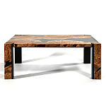 Кофейный Стол River in Autumn Elm Resin Coffee Table варинант исполнения - 3 | Loft Concept в Барнауле