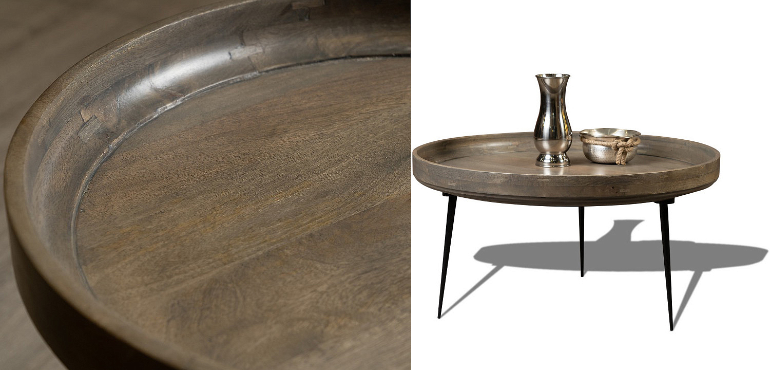 Кофейный стол Davidson Coffee Table platinum 40 Кофейный стол Davidson Coffee Table platinum 40 - Loft-Concept в Барнауле