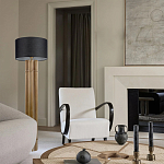 Настольная лампа с металлиеским черным трубчатым основанием Fulgurite варинант исполнения - 4 | Loft Concept в Барнауле