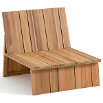 Уличное кресло из массива акации Trivett Wooden Chair варинант исполнения - 5 | Loft Concept в Барнауле