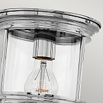 Потолочный светильник для ванных комнат с цилиндрическим стеклянным плафоном и одной лампой Hinkley варинант исполнения - 15 | Loft Concept в Барнауле