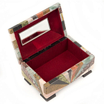 Шкатулка из натурального камня змеевик Stone Casket варинант исполнения - 3 | Loft Concept в Барнауле