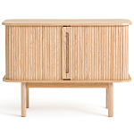 Длинный низкий буфет с 2-мя раздвижными дверцами Toinette Light Cupboard варинант исполнения - 8 | Loft Concept в Барнауле