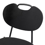 Стул с мягким сиденьем черный Stool Loft Black варинант исполнения - 6 | Loft Concept в Барнауле