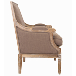 Кресло William Classical Armchair brown flax варинант исполнения - 1 | Loft Concept в Барнауле