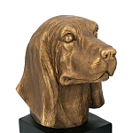 Держатель для книг с бронзовыми фигурками головы собаки Dog Elegance  варинант исполнения - 4 | Loft Concept в Барнауле