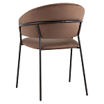 Стул в велюре коричневого цвета Horizon варинант исполнения - 5 | Loft Concept в Барнауле