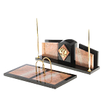 Настольный письменный набор из розового мрамора Marble Accessory варинант исполнения - 2 | Loft Concept в Барнауле