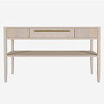 Дизайнерская Консоль с полкой и ящиком Primo Светлый дуб варинант исполнения - 7 | Loft Concept в Барнауле