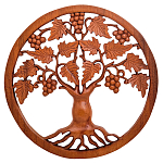 Панно из дерева Osier Panel With Trees варинант исполнения - 1 | Loft Concept в Барнауле