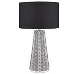 Настольная лампа с черно-белым узором Wavy Stripes варинант исполнения - 2 | Loft Concept в Барнауле