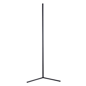 Торшер черного цвета на угловом основании Arteriors