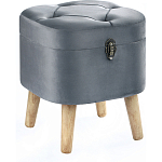 Пуф Leather with a snap варинант исполнения - 1 | Loft Concept в Барнауле