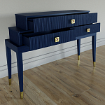 Премиальная Консоль с тремя ящиками Elsa Dreams Blue варинант исполнения - 2 | Loft Concept в Барнауле