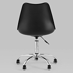 Офисный стул на металлическом основании EGGERY Black варинант исполнения - 4 | Loft Concept в Барнауле