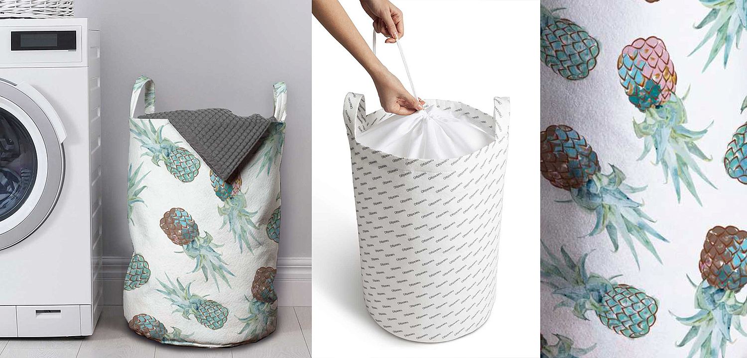 Корзина Pineapple Pattern Basket Корзина Pineapple Pattern Basket - Loft-Concept в Барнауле