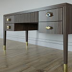 Письменный стол с 4-мя ящиками Elsa Dreams Walnut варинант исполнения - 4 | Loft Concept в Барнауле