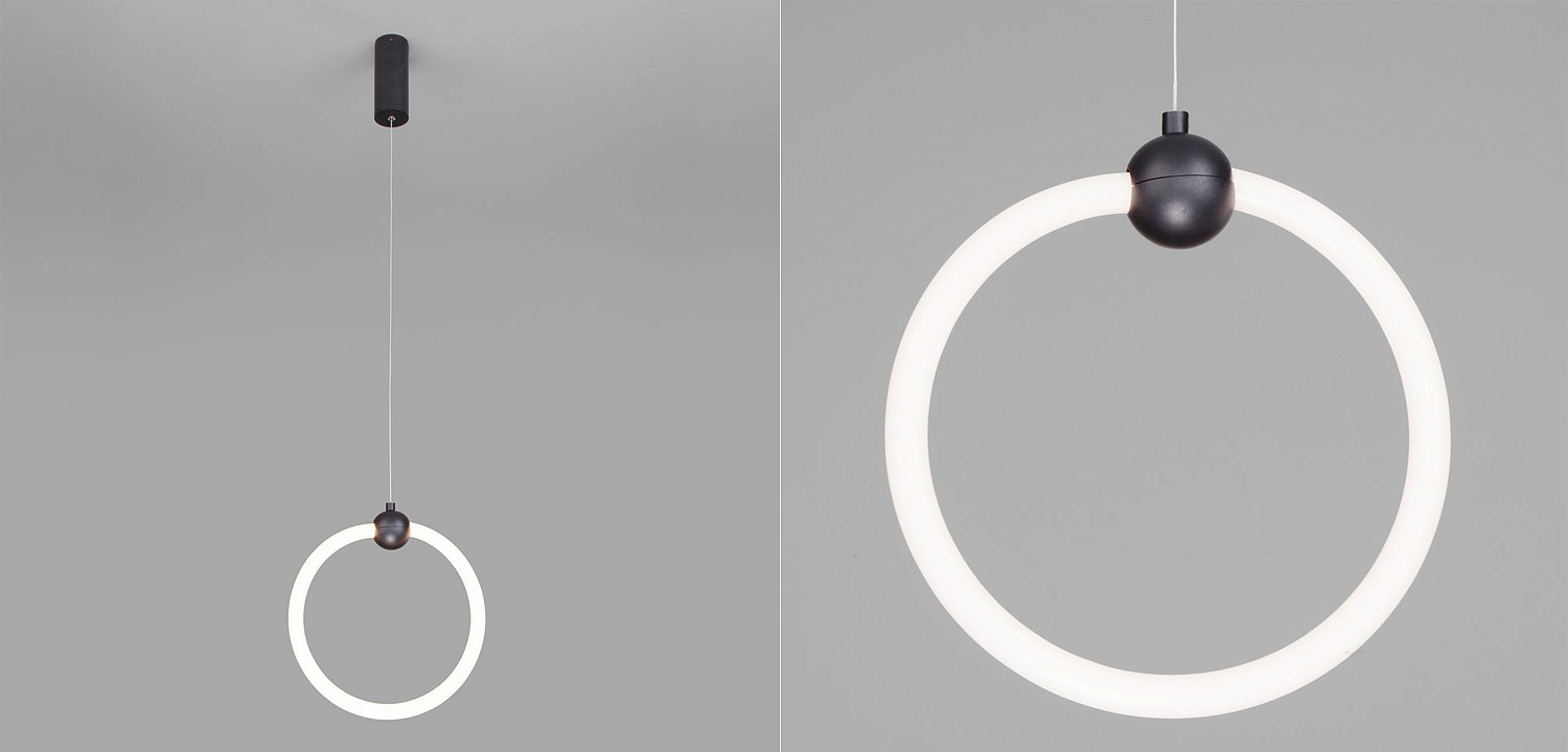 Подвесной светильник RING LIGHT Black Подвесной светильник RING LIGHT Black - Loft-Concept в Барнауле