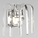 Бра цвета никель с изогнутыми хрустальными элементами Radiant Ribbons варинант исполнения - 4 | Loft Concept в Барнауле