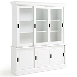 Витрина из массива сосны Cobbett White Wood Showcase варинант исполнения - 3 | Loft Concept в Барнауле