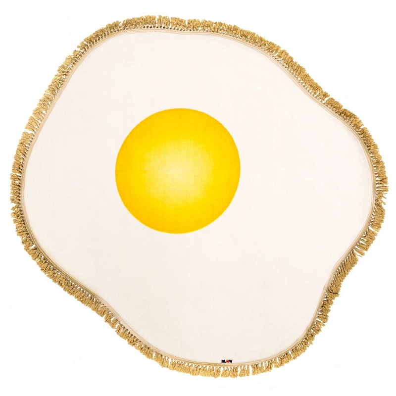 Ковер Seletti Rug Egg Желтый Белый Ковер Seletti Rug Egg Желтый Белый в Барнауле | Loft Concept
