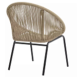 Кресло плетеное круглое Round Wicker Chair варинант исполнения - 2 | Loft Concept в Барнауле