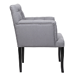 Кресло Addison Chic Armchair grey flax варинант исполнения - 2 | Loft Concept в Барнауле