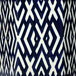 Ваза с крышкой и графическим узором в сине-белых цветах Blue & White Ornament  варинант исполнения - 3 | Loft Concept в Барнауле