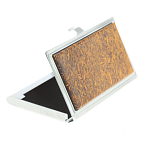 Визитница карманная металлическая с накладкой из натурального камня Яшма Stone Business Card Holders варинант исполнения - 2 | Loft Concept в Барнауле