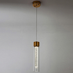 Подвесной светильник золото Sparkling Bubbles Tube Gold Hanging Lamp варинант исполнения - 3 | Loft Concept в Барнауле