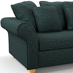 Мебельная ткань Шенилл темно-зеленый цвет 138 см T4-39 варинант исполнения - 5 | Loft Concept в Барнауле