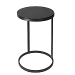 Кофейный столик круглый чёрный Compact Loft варинант исполнения - 2 | Loft Concept в Барнауле