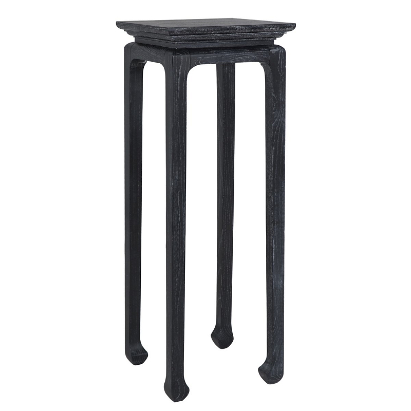 Консольный столик Black Curved Tall Черный Консольный столик Black Curved Tall Черный в Барнауле | Loft Concept