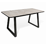 Стол обеденный раздвижной с прямоугольной бежевой столешницей Magali варинант исполнения - 2 | Loft Concept в Барнауле