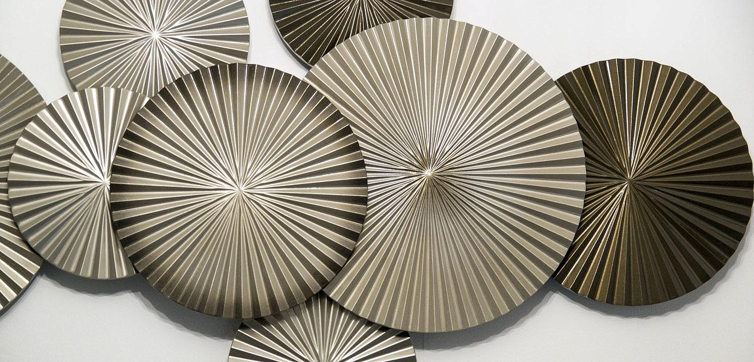 Арт-объект Apollo Champagne and Brown Wall Plaque Disc 9 Арт-объект Apollo Champagne and Brown Wall Plaque Disc 9 - Loft-Concept в Барнауле